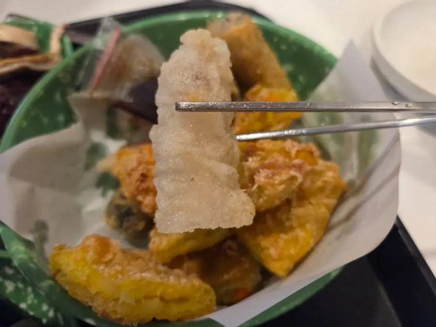 Fried meat mandu packed full inside
