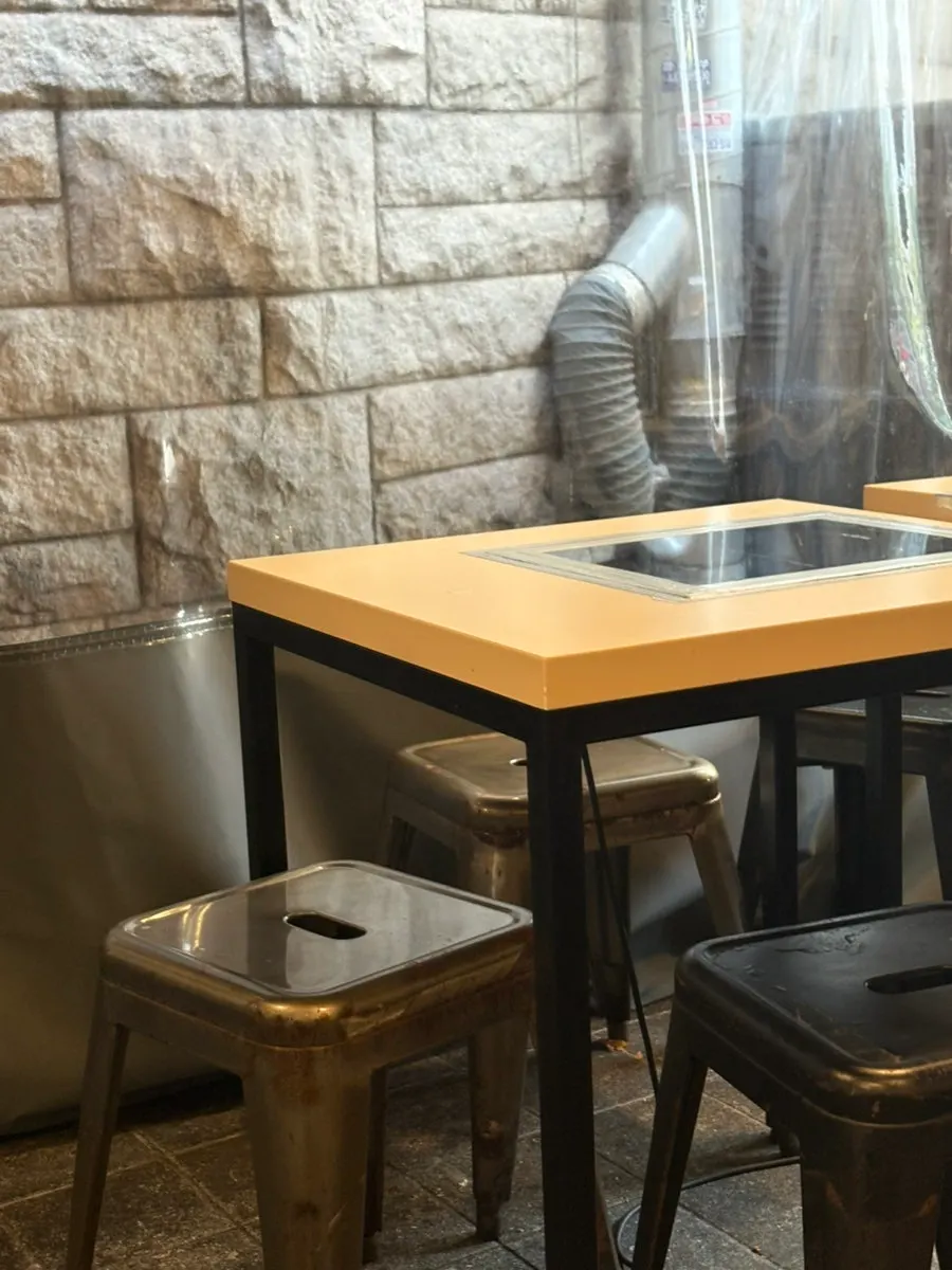 Interior space with pojangmacha-style atmosphere