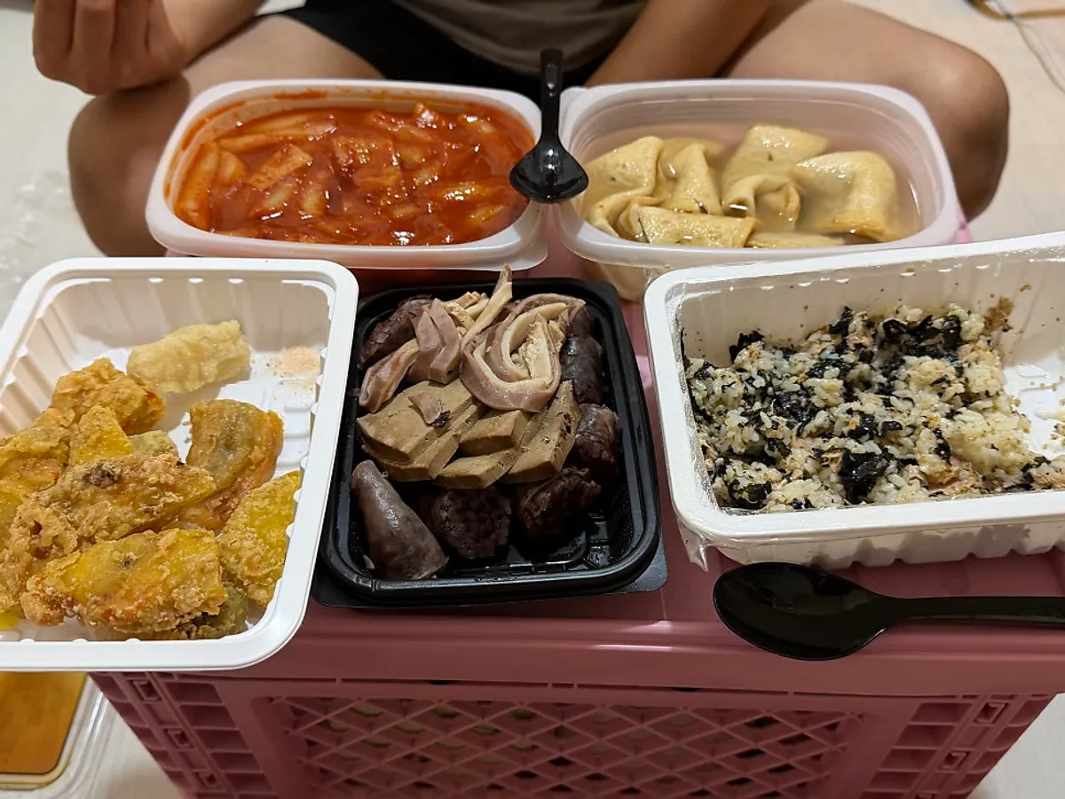 현선이네 현선이콤보 떡볶이 순대 튀김 어묵 한 상
