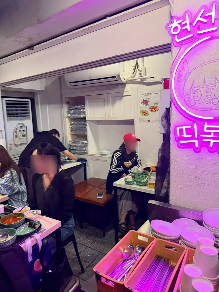 생맥주 포함 세트가 적힌 메뉴판