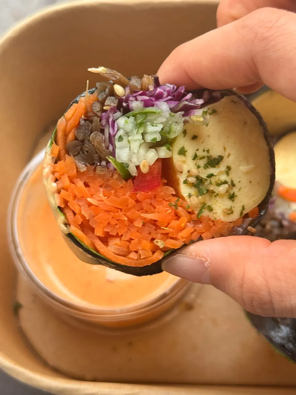 Ssamjang mayo sauce served with keto vegetable gimbap