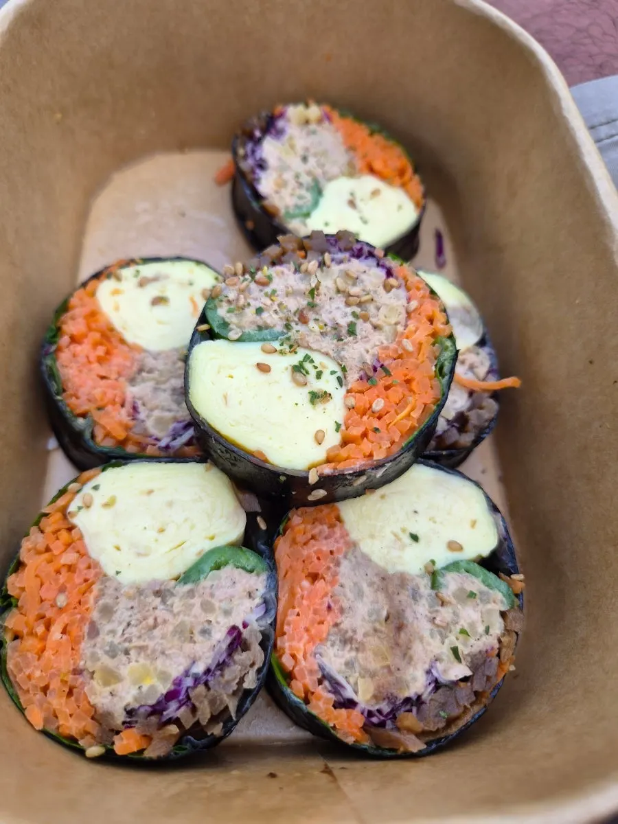 키토 참치김밥 단면