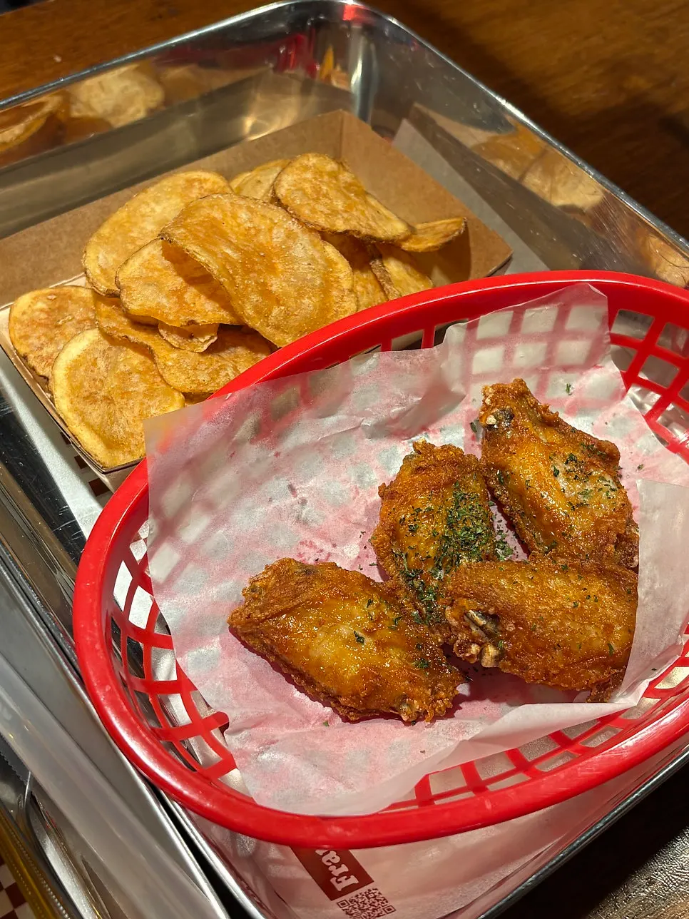 Menu items ordered at BAS Burger Euljiro Branch