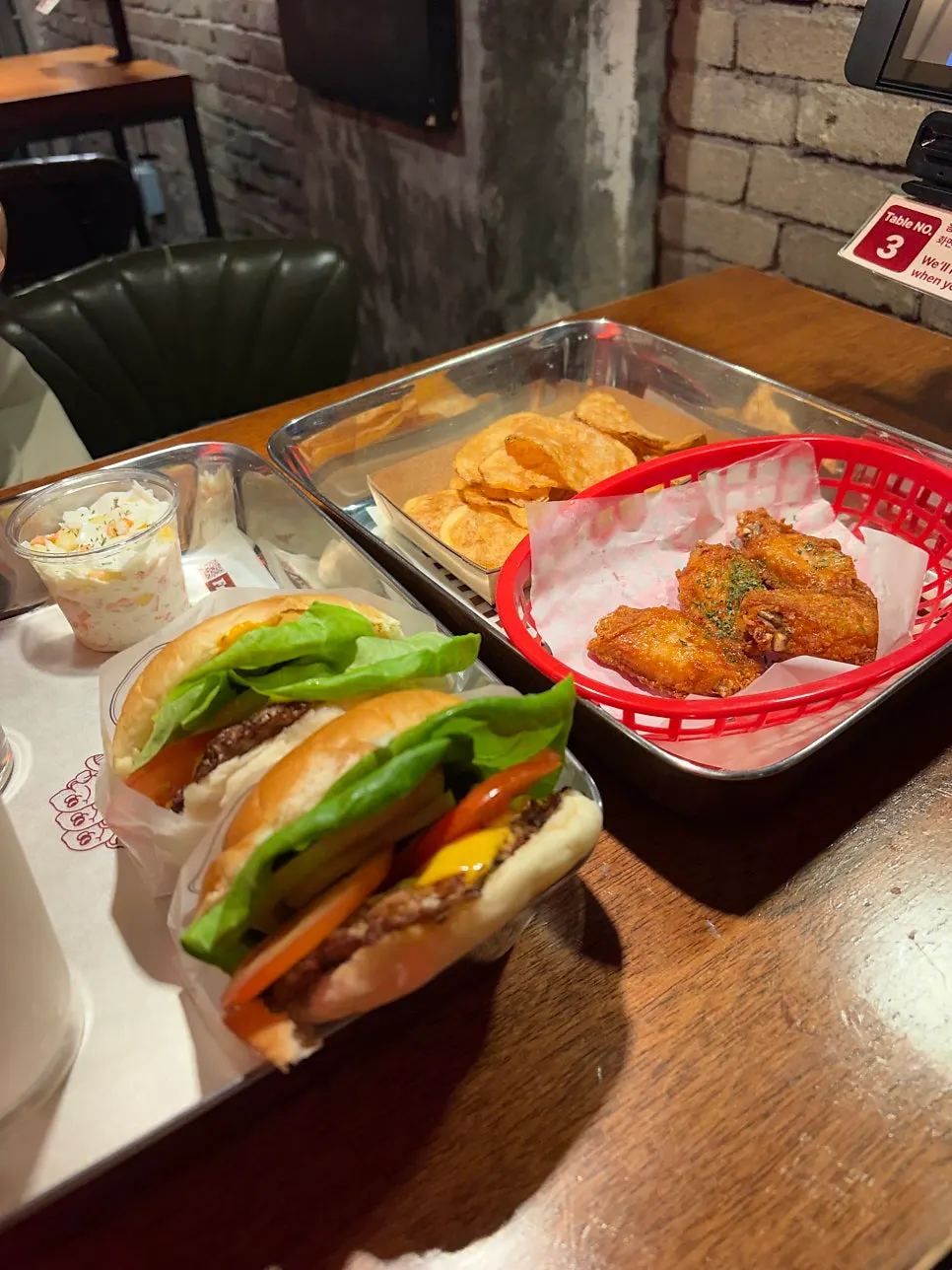 Classic handmade BAS Burger
