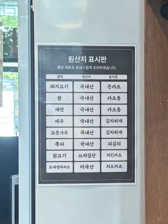 안심 히레 카츠 정식