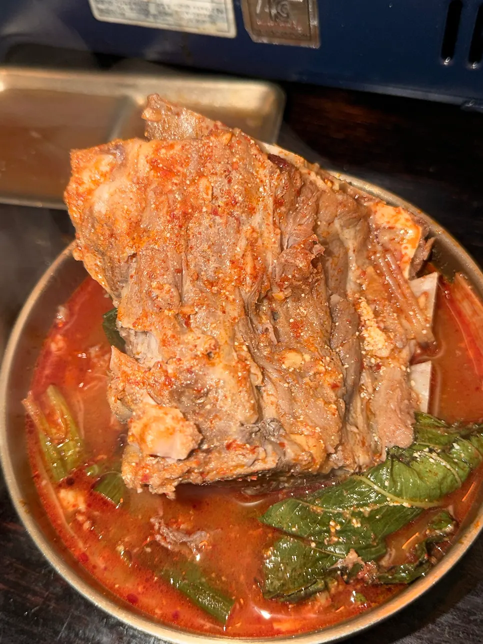 을지로3가 을지백탄뼈구이 매장 앞 거리