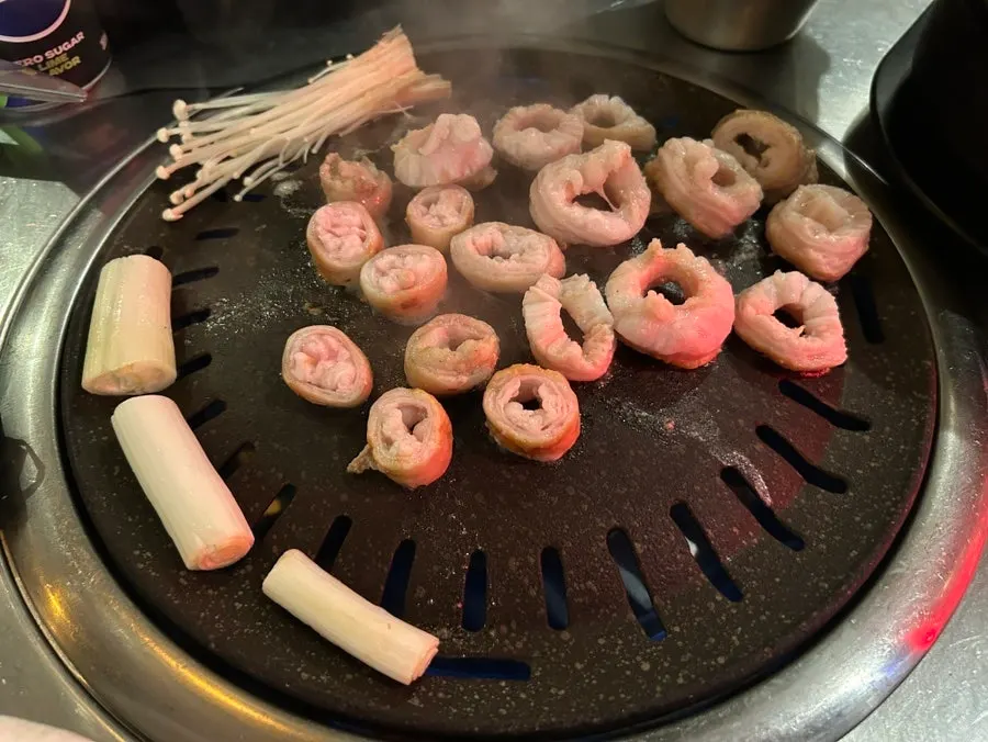 Thick, visually striking Daegu-style makchang