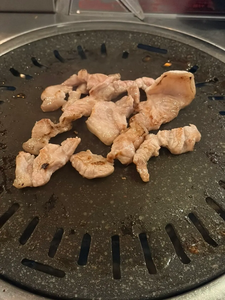 추가 주문한 꼬들목살