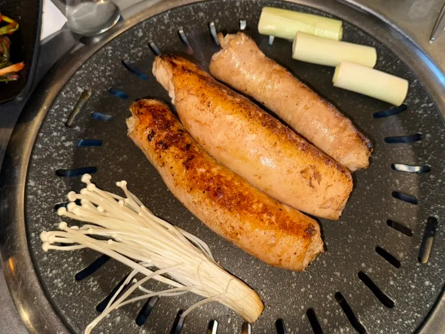 In-store guide on how to grill makchang the delicious way