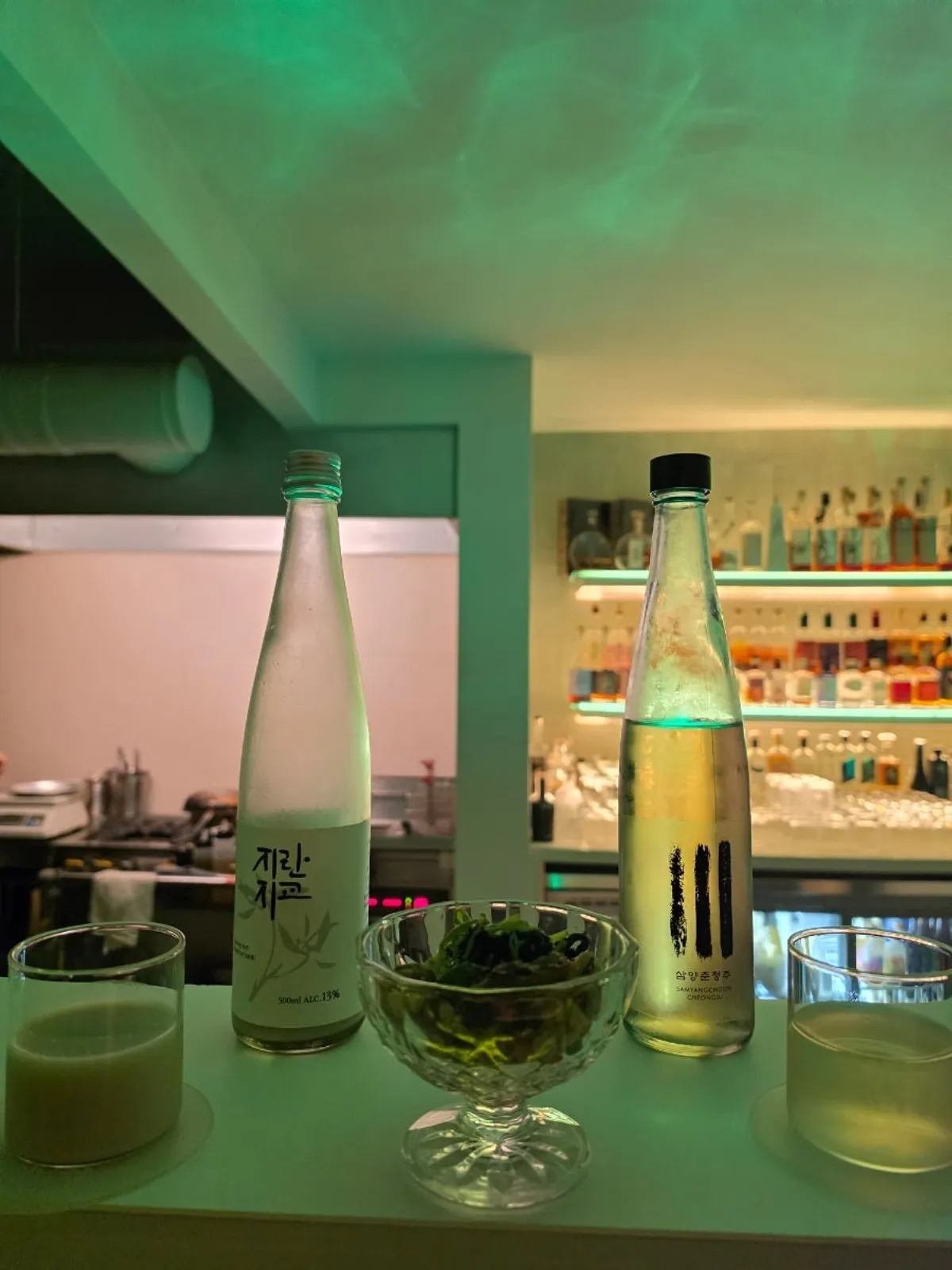 Glasses of Jiranjigyo and Samyangchun