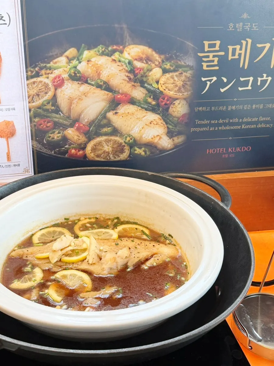 Stir-fried udon at the Asian buffet