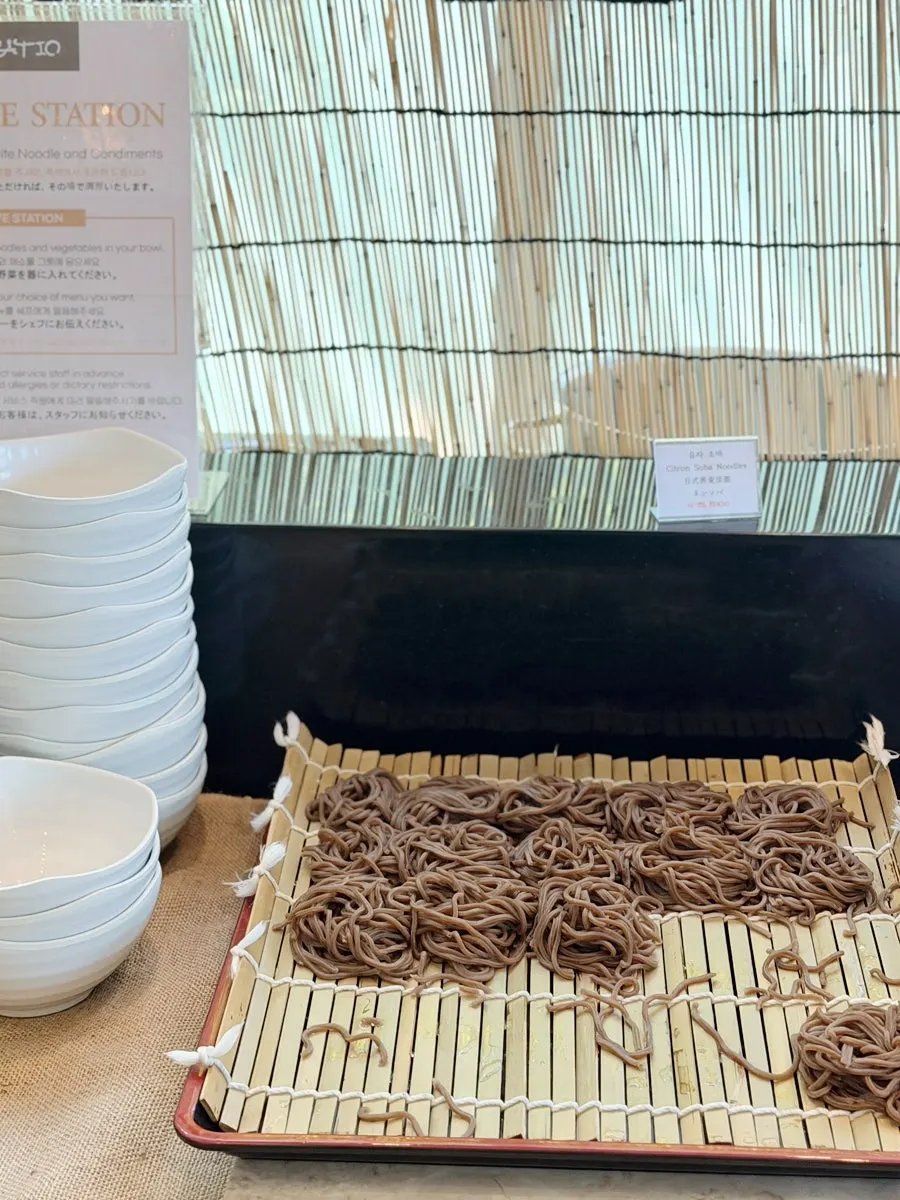 Oden and warm ramen dishes