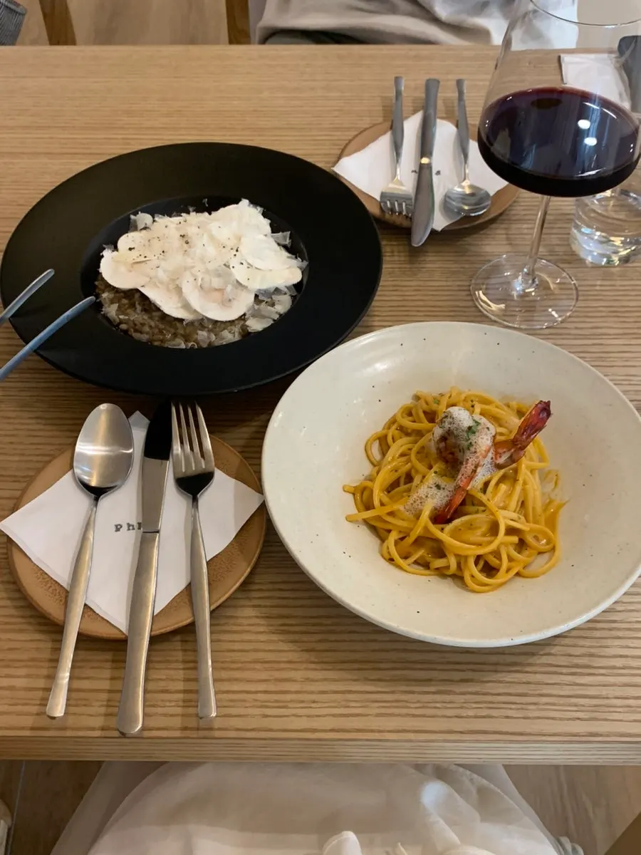 Photo of the bisque pasta