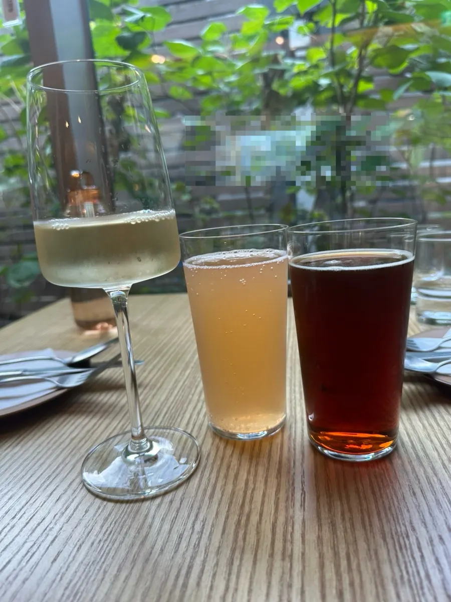 A glass of Cheongdam-dong Daughter-in-law beer