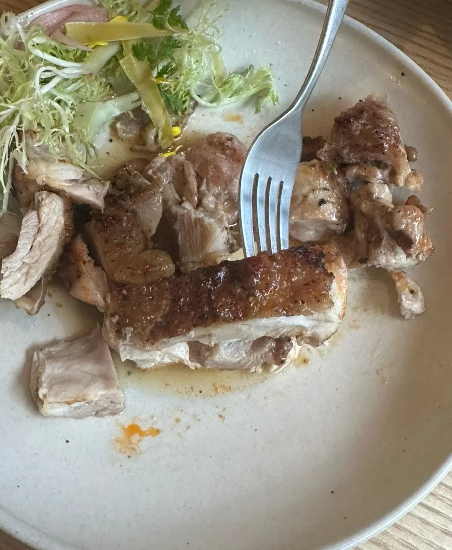 Charcoal-grilled yuzu chicken thigh
