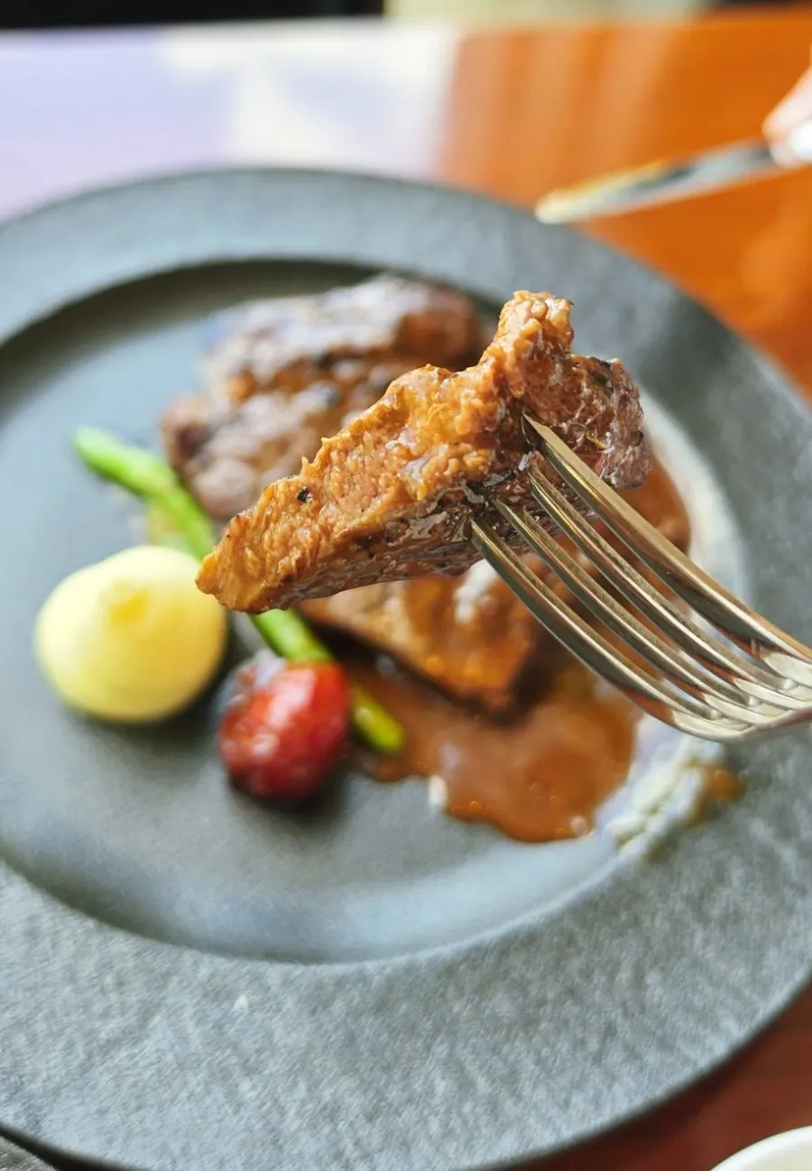 Hot flat iron steak