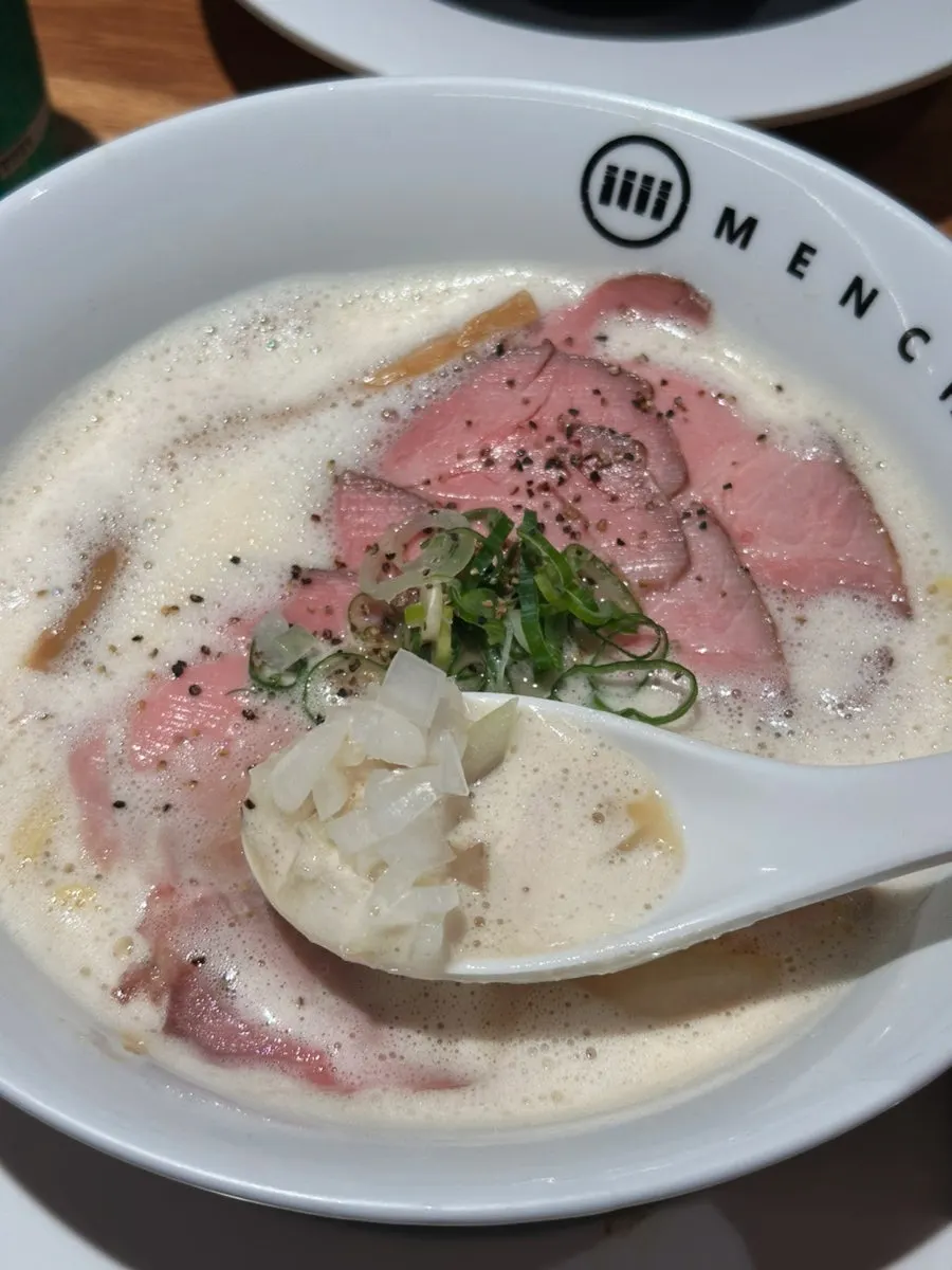 Tori paitan served with unsalted broth