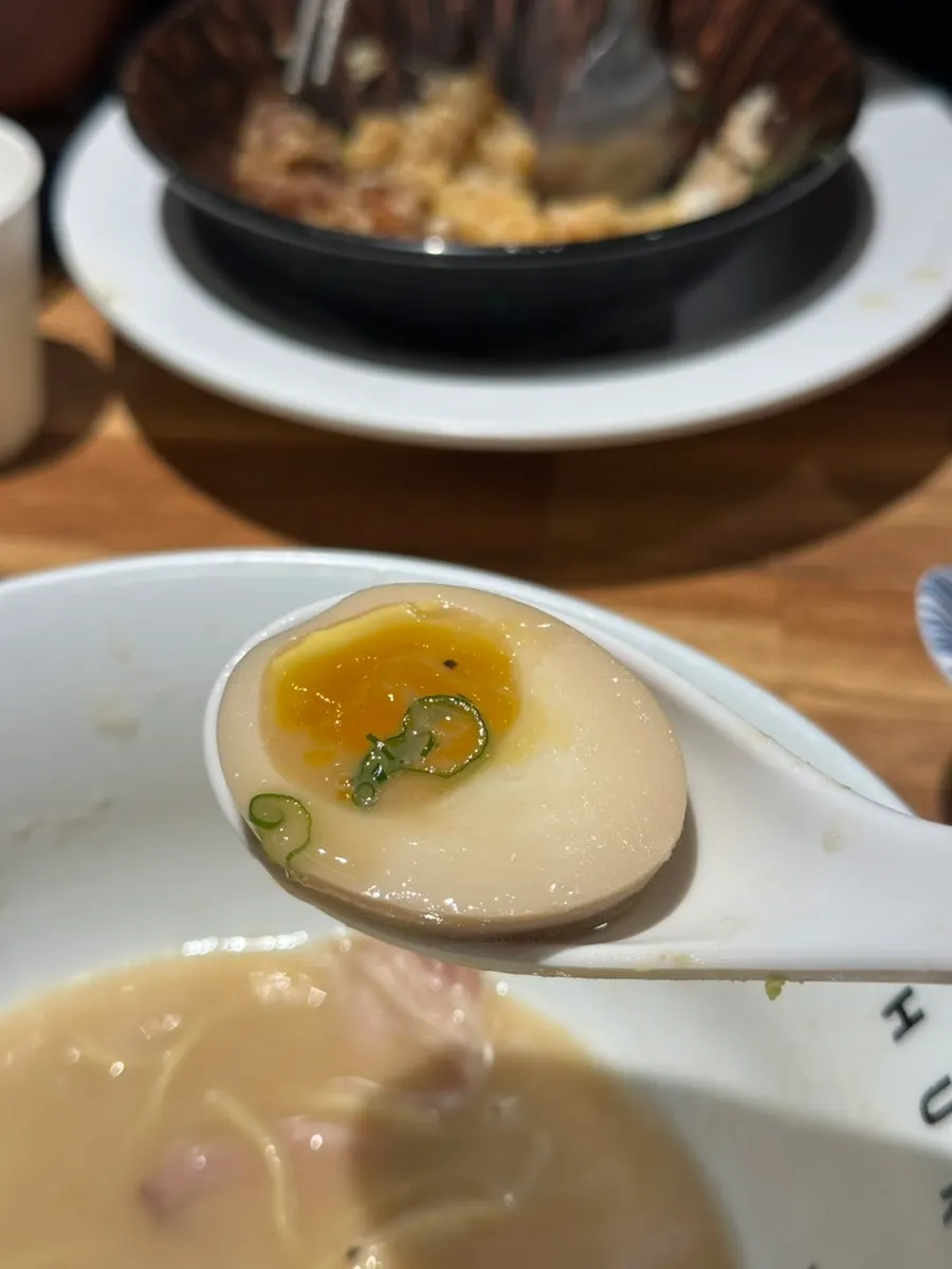 Broth-soaked bamboo-shoot ramen topping
