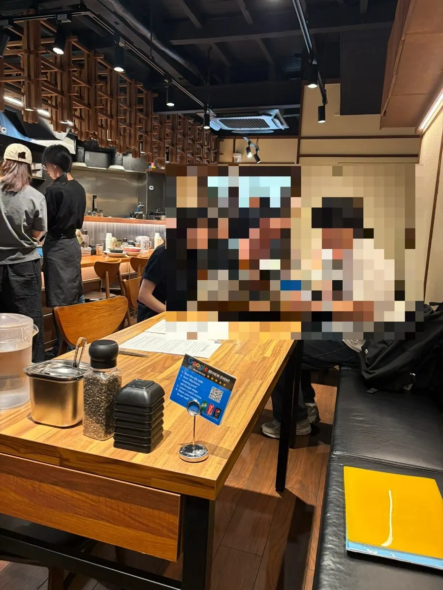 A spread of ramen and karaage together