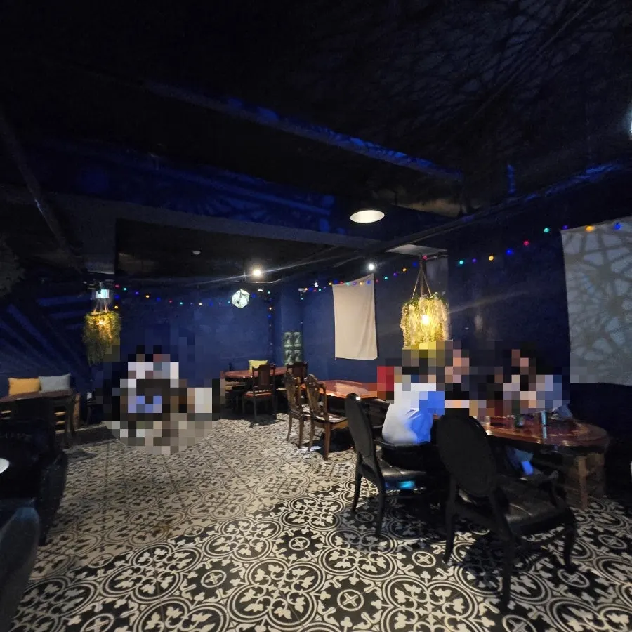 Atmospheric fourth-floor interior