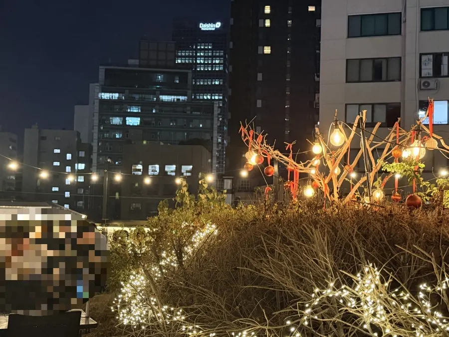 Rooftop for enjoying the city’s night air