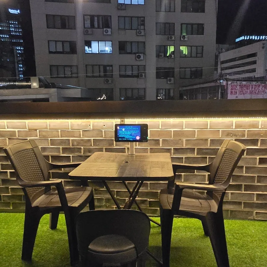 Another Level’s open-air rooftop atmosphere
