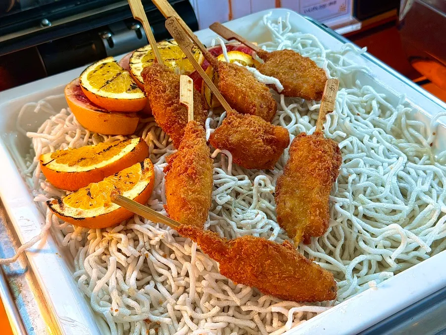 Key Asian buffet dishes