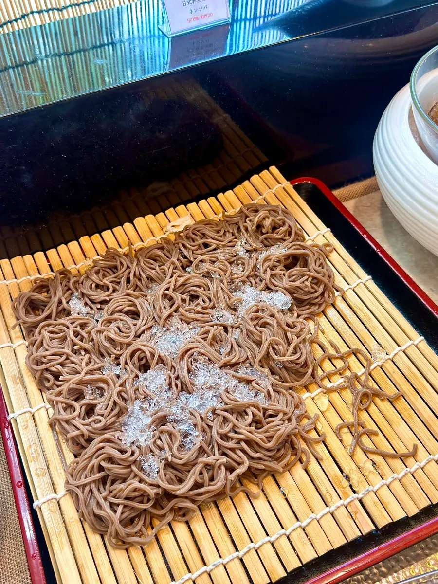Japanese ramen made-to-order cooking corner