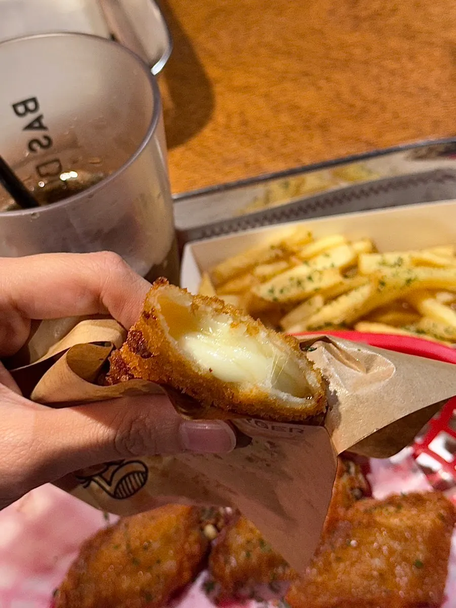 BAS Burger Buffalo Chicken Wings side dish