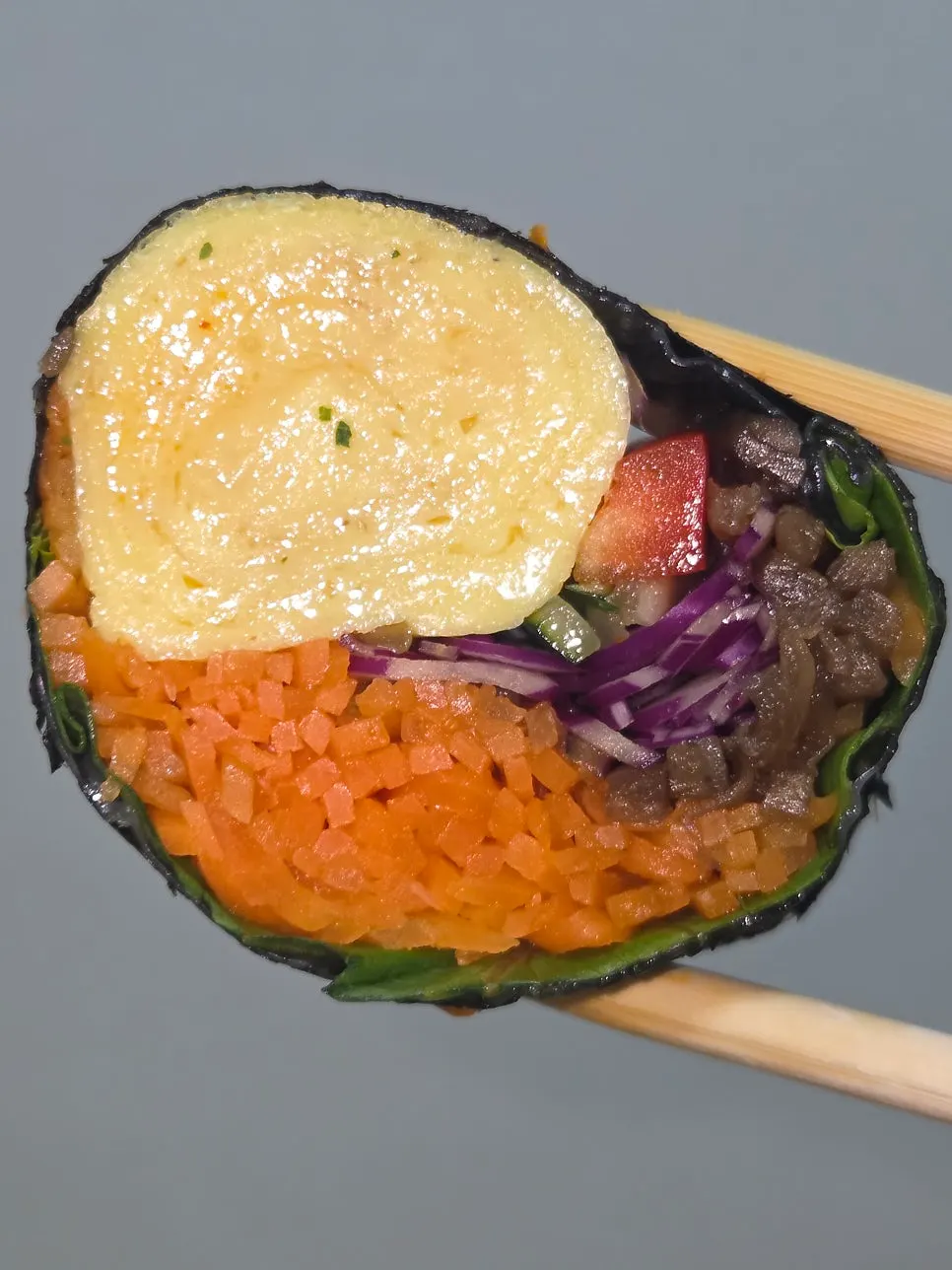 Packaged keto vegetable gimbap