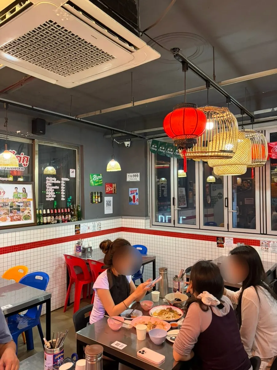 Table layout with a local restaurant vibe