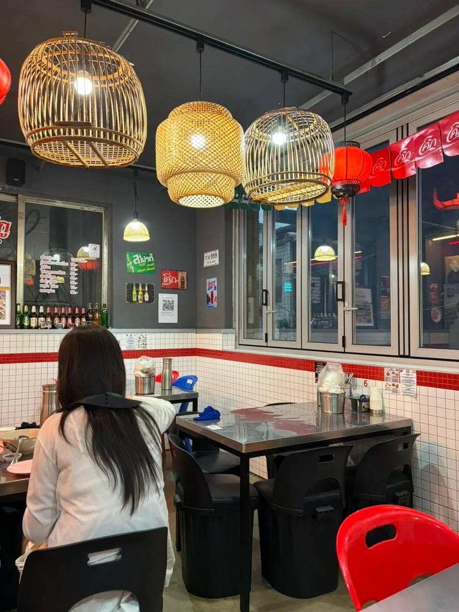 Overview of the dining hall seating at Kkai 9