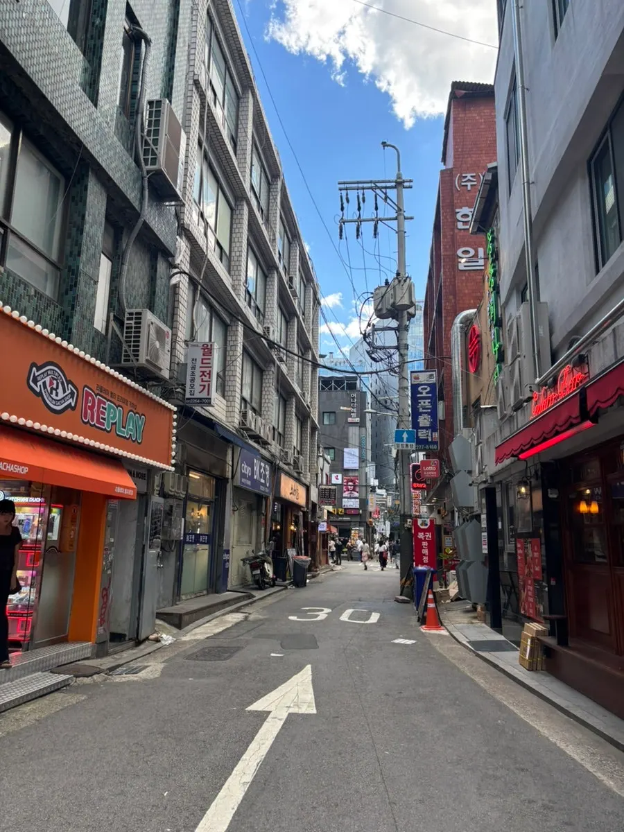 을지로 헤이지니 인근 거리