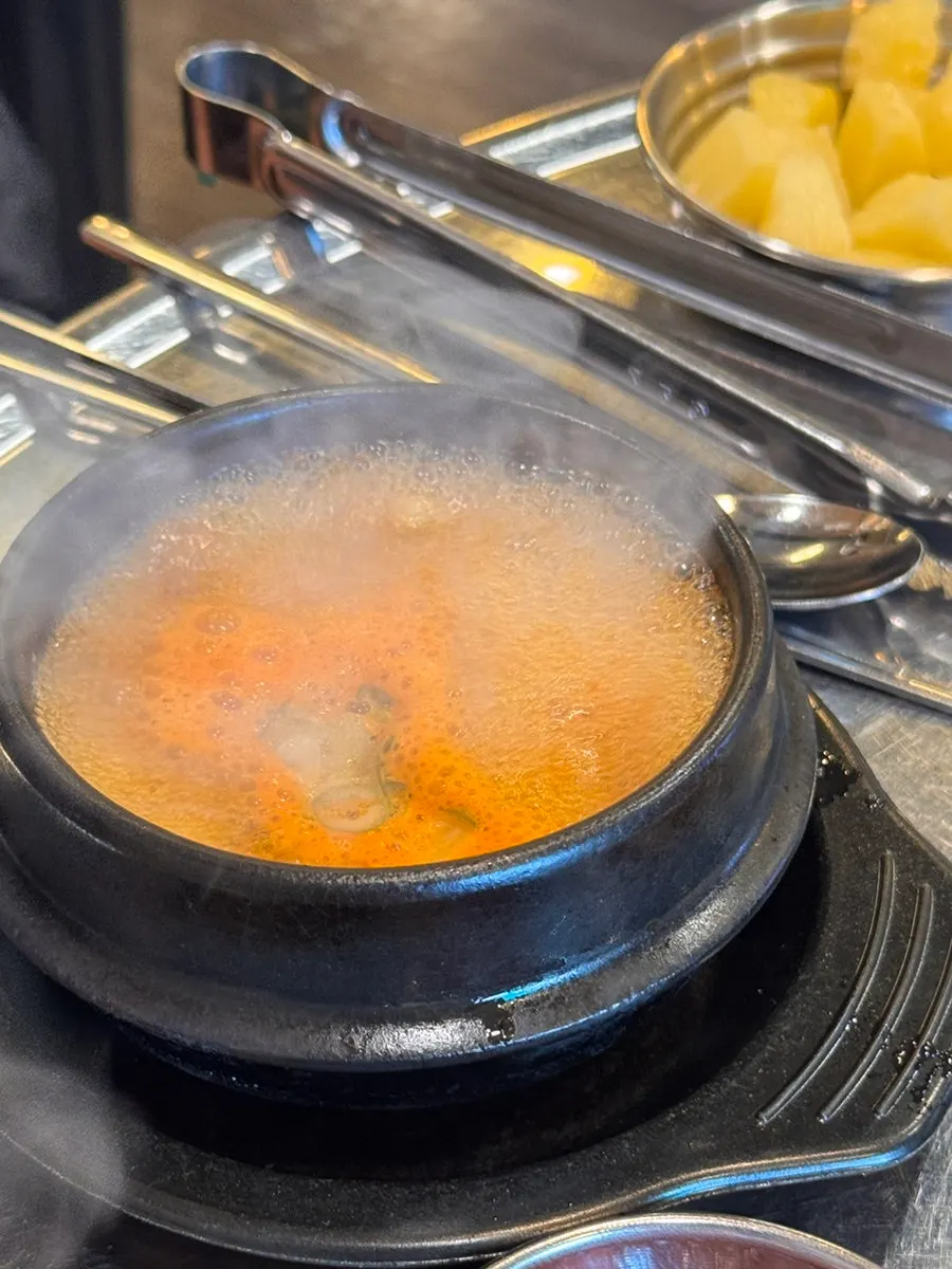 식사류와 안주 메뉴 안내