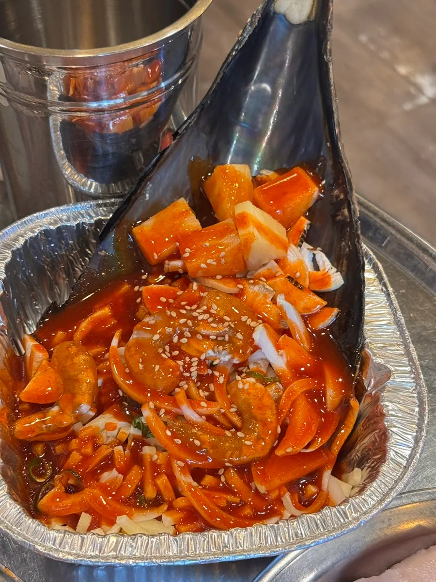 치즈가 듬뿍 올라간 치즈 키조개 구이