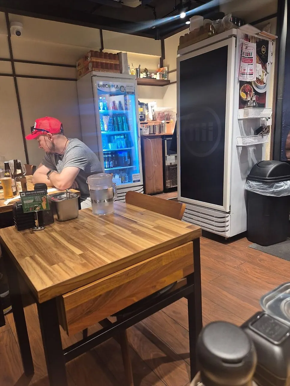 Inside Mentsuru with its open kitchen