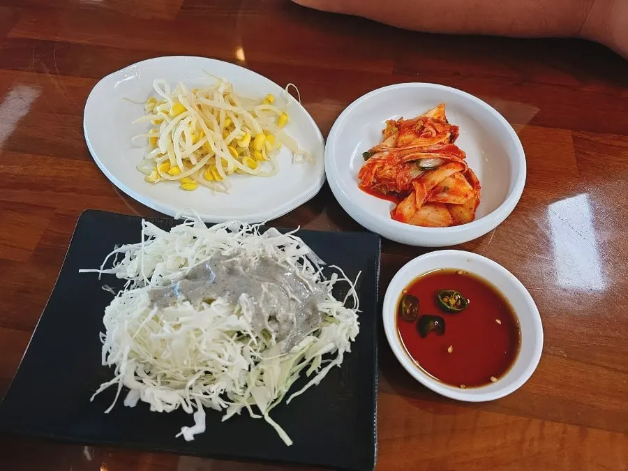 Haesanggung table set menu