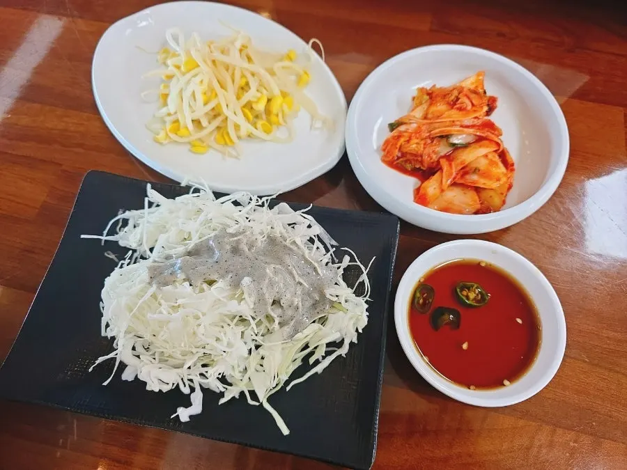 Haesanggung table set menu