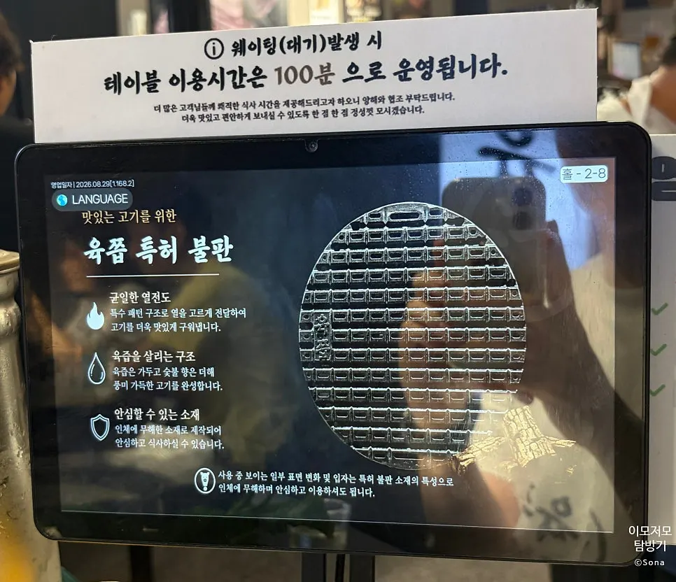 Guide to Yukjjip’s patented grill and how to enjoy the meat