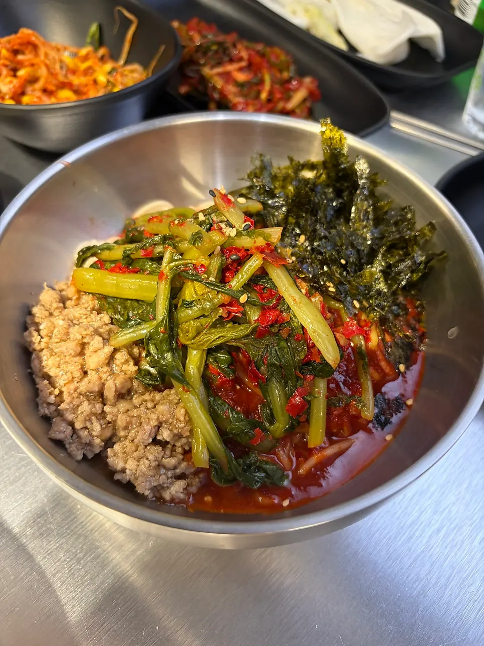 Soju paired with yeolsun soondubu jjigae