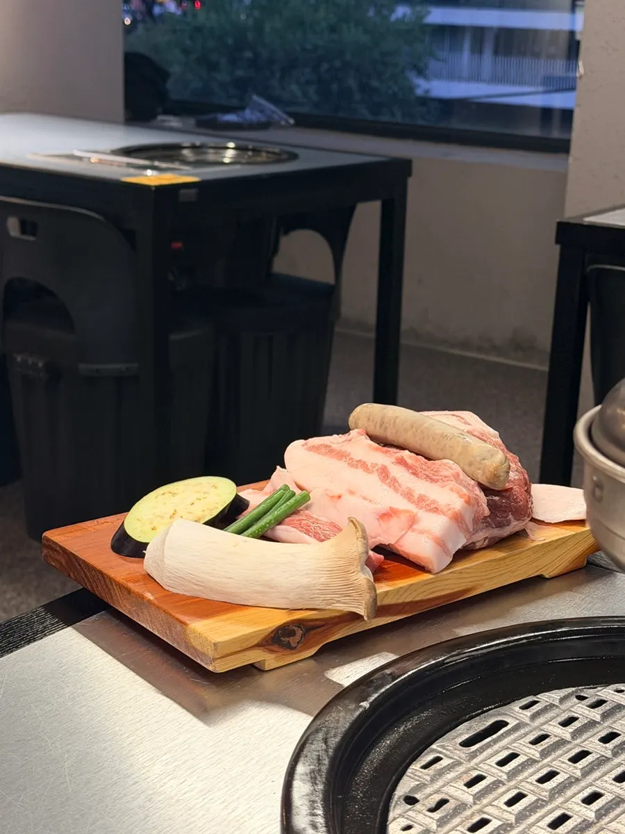 Pork belly, pork neck, and gabrisal set