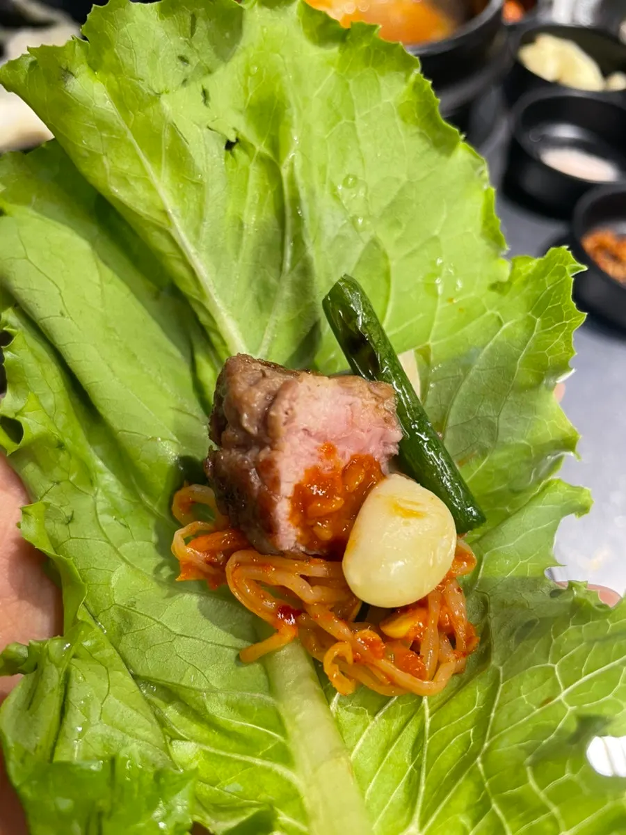 Pork wrap pairing with side dishes
