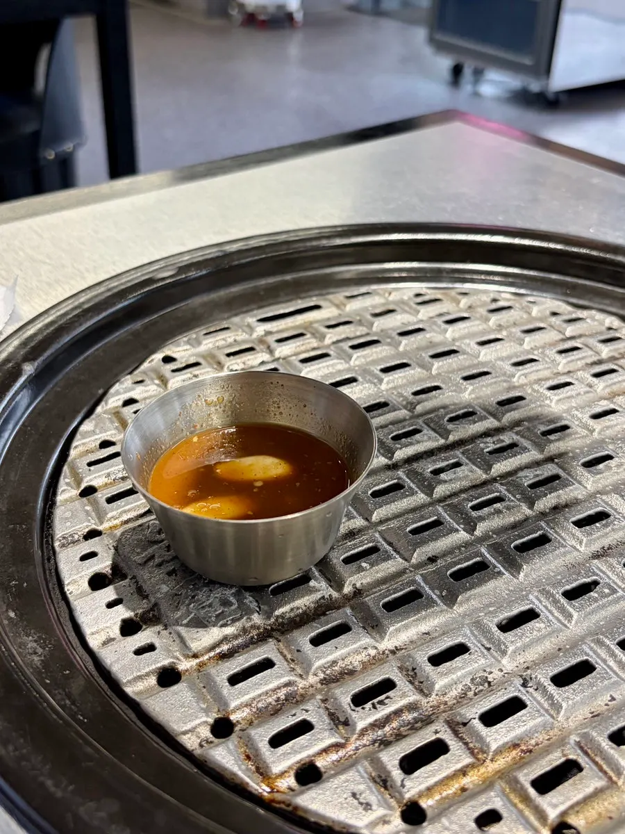 Myeoljeot served alongside the pork