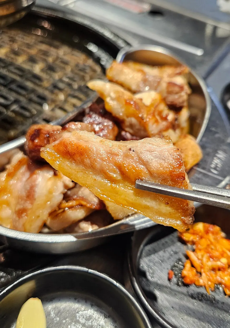 A juicy piece of aged pork