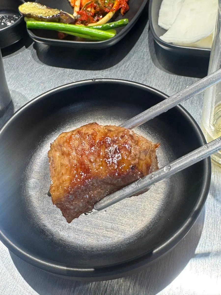 Pork cut into easy-to-eat pieces