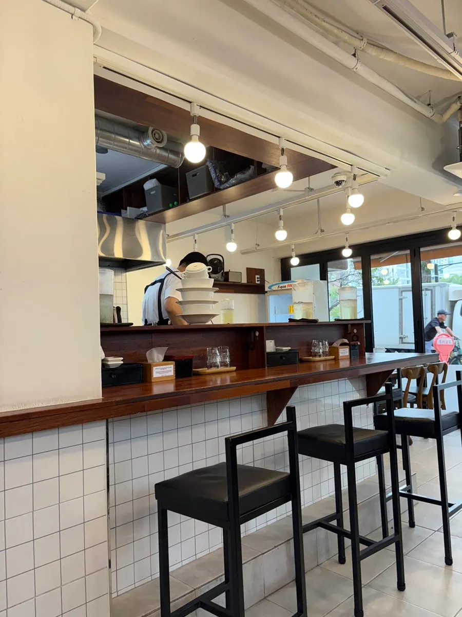A bowl of ramen at Oreno Ramen Eunpyeong