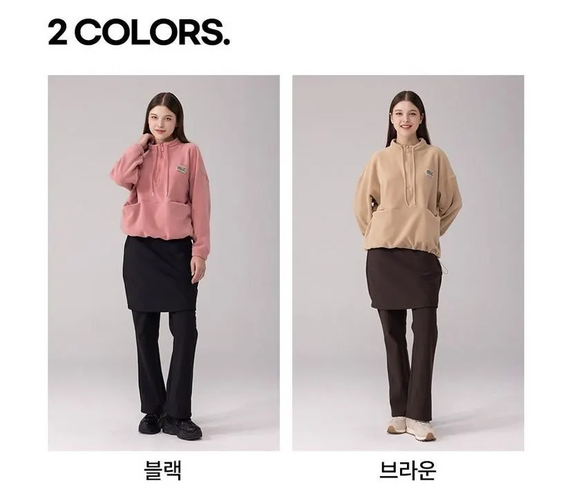 레이어드 치마바지 디자인 모습