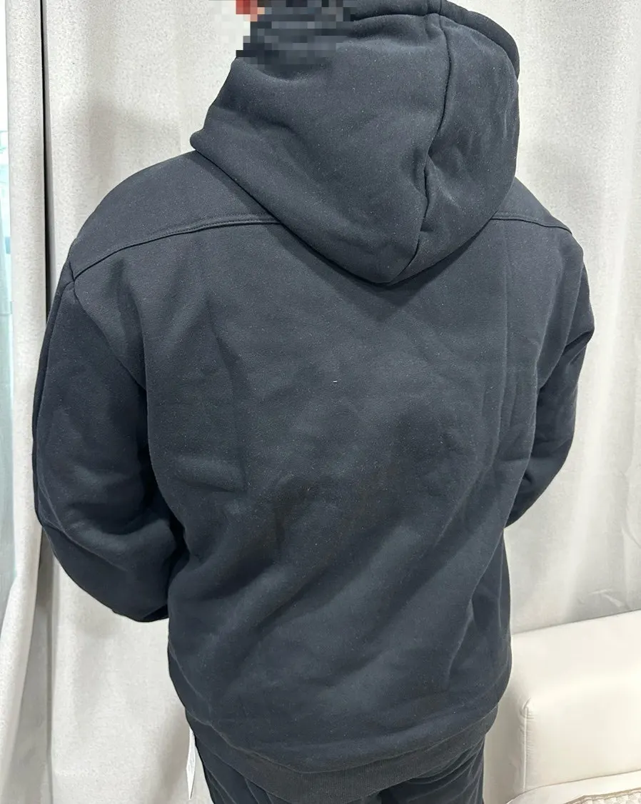 Full outfit with jogger pants and hooded zip-up
