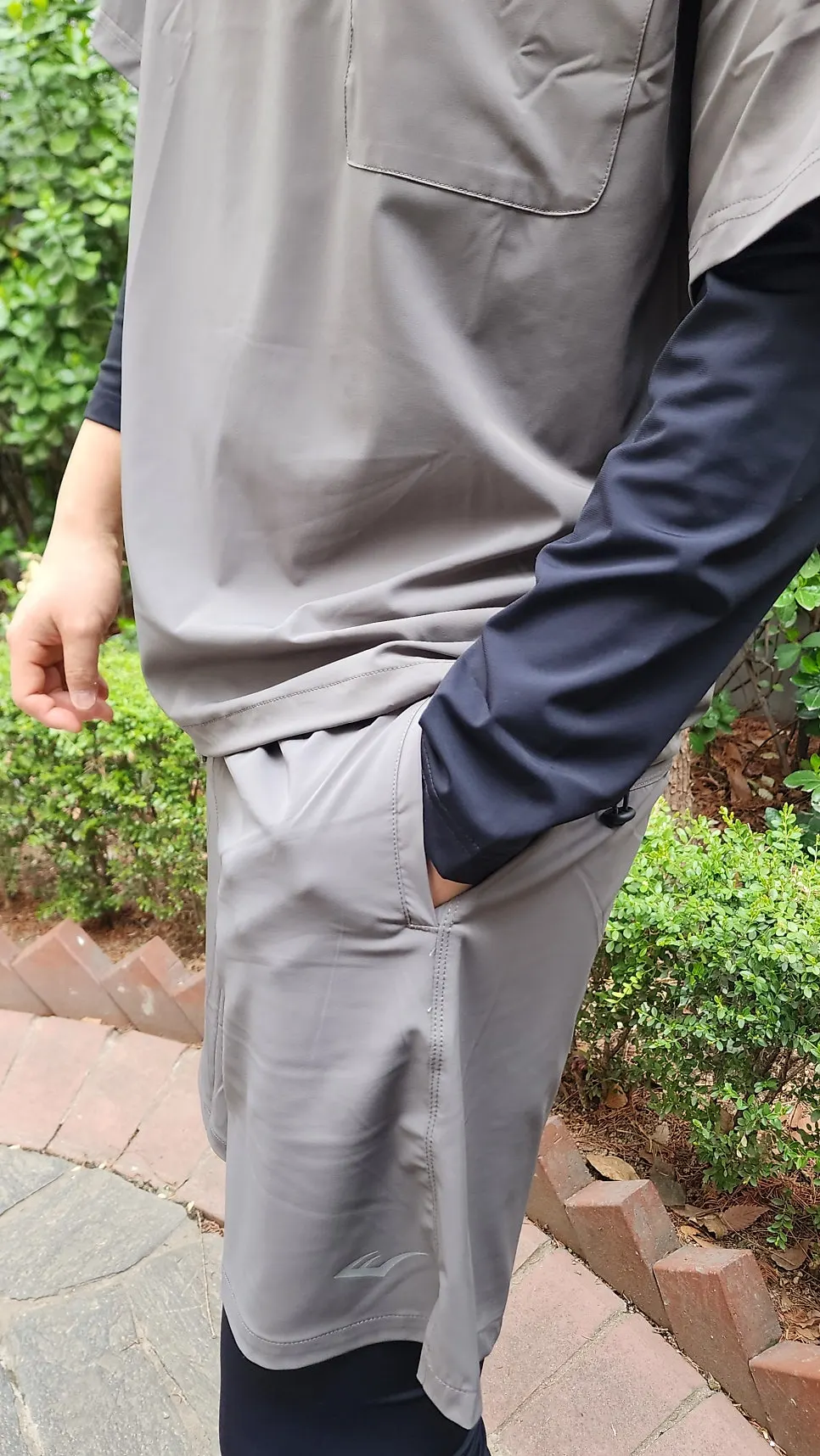 The fit of integrated shorts leggings