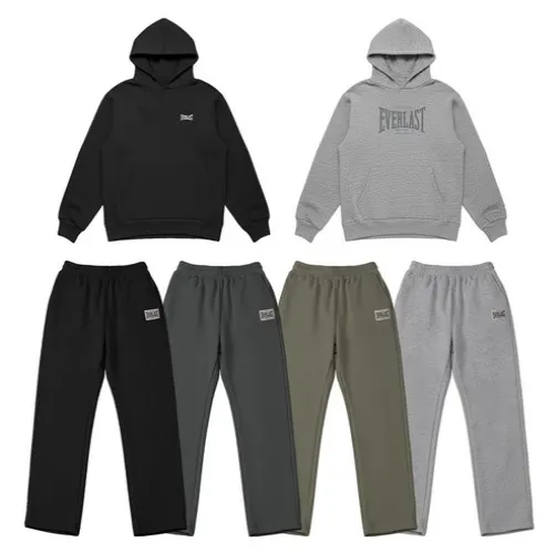Tracksuit styling with a vest and jacket